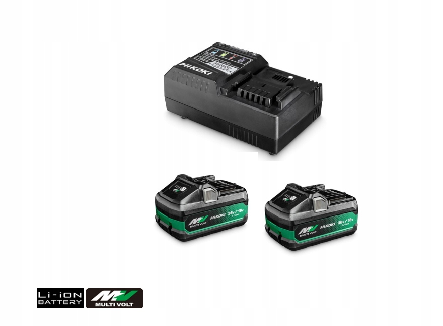 Hikoki BOOSTERPACK B2 - SNELLADER UC18YSL3 + 2x MV-B-X [36V 4,0Ah/18V 8,0Ah]