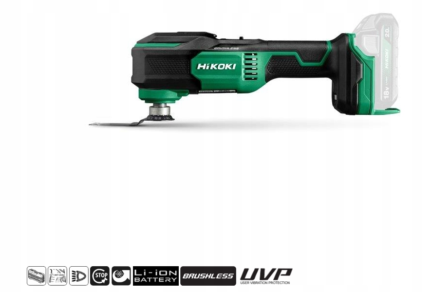 Hikoki ACCU MULTI TOOL 18V - BRUSHLESS - MV - EXCLUSIVE - incl. accessoire set