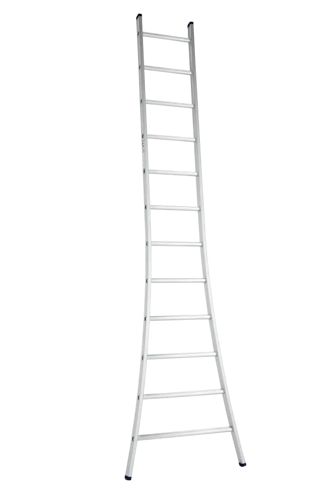 DAS 1-delige ladder 'Atlas' 12 sporten - Gebogen boom