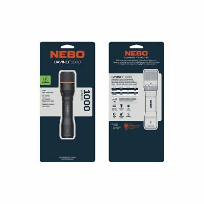 Nebo Davinci 1000 - Zaklamp 1000Lumen