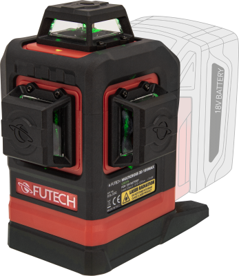 [039.3DG] Futech MC3D 18V MAX Laser - Multibrand accu