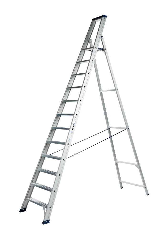 [ET12A] DAS trapladder enkel 'Hercules' 12 treden