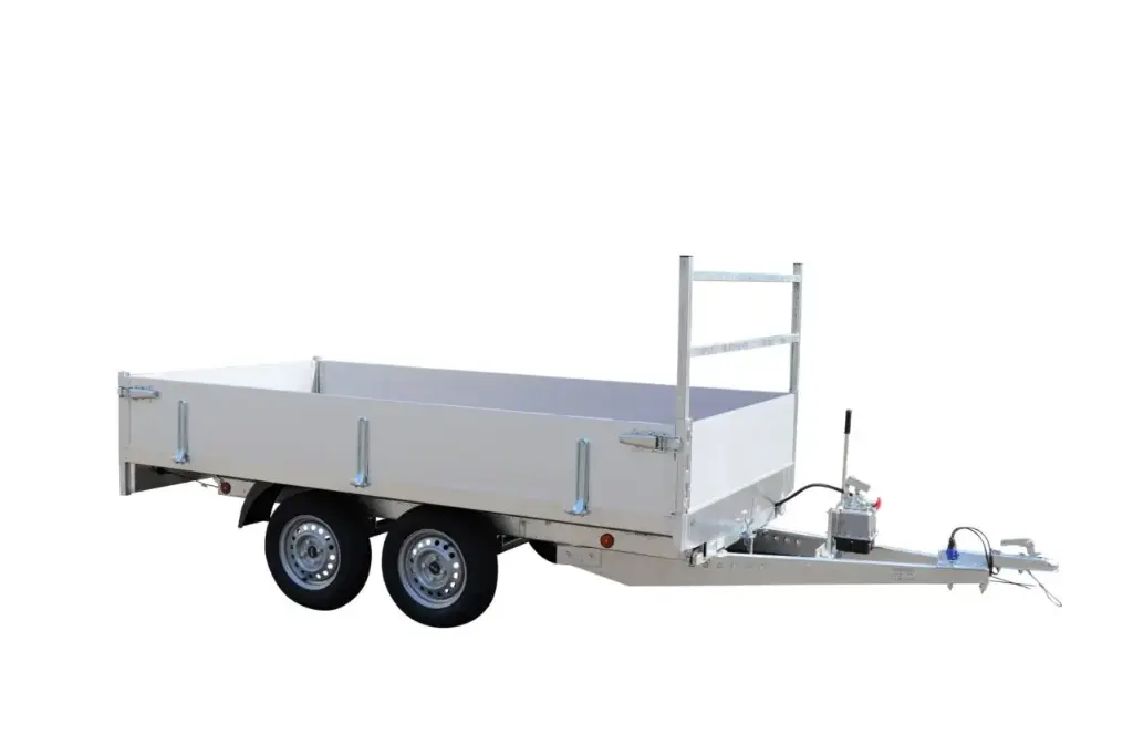 BW Trailer - Plateauaanhangwagen - 3000x1500x350 - DA - 750kg - Handbediende kipper 