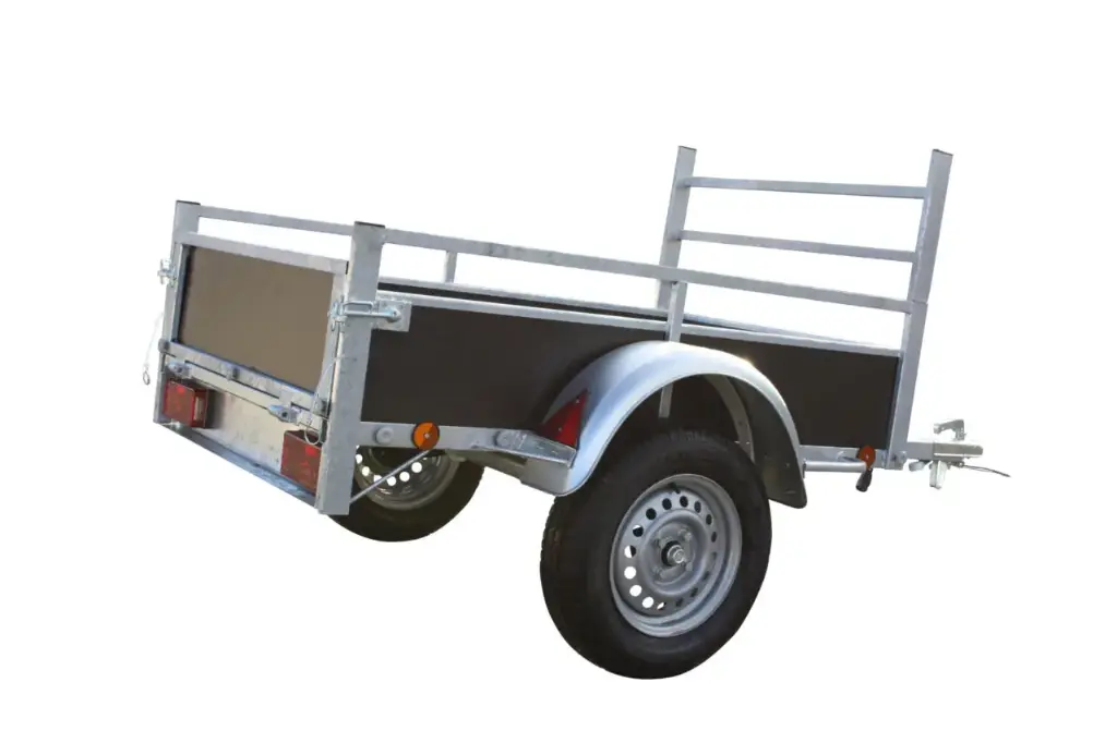 BW Trailers - Bakaanhangwagen rechte dissel - 1600x1000x380 - Bruin hout - EA - 500kg