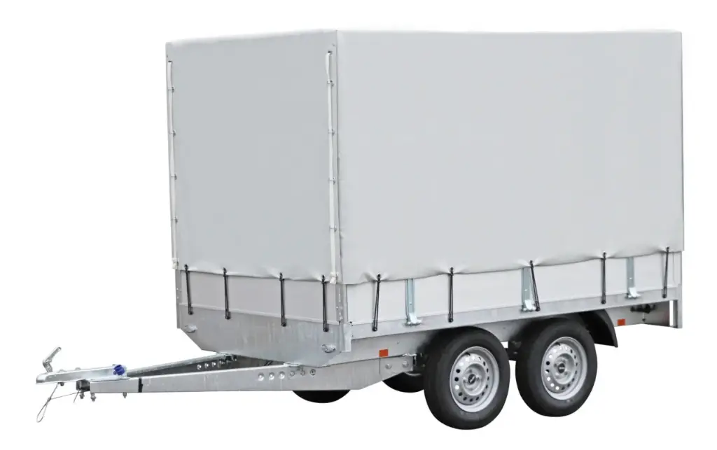 Optie Kader + zeil grijs - Huif - 3000x1500 - Binnenhoogte 1500mm - Plateau