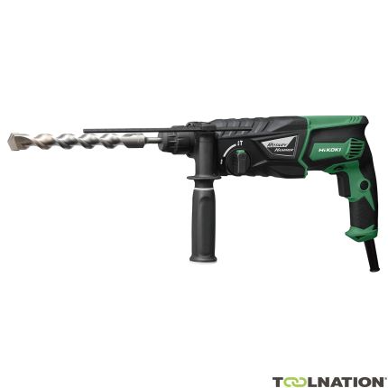 Hikoki DH26 PMC SDS-PLUS BOORHAMER 230V - 830 W - 2,9 J - koffer - wisselkop sds en standaard kop inbegrepen