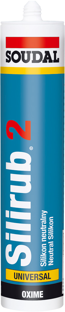 Soudal 300mL Silirub 2 Transparant Grey
