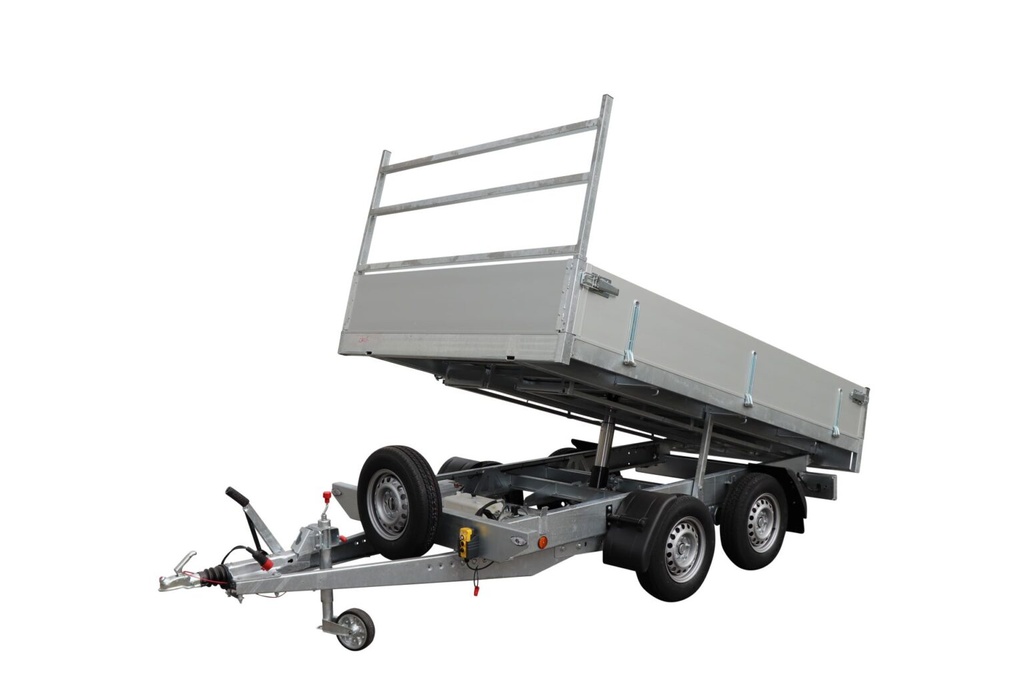 BW Trailer - KIPPER GEREMD - Electrisch bediend - MTM 1900-3000kg (3000x1500, 2.7T, Achterwaarts kippen)