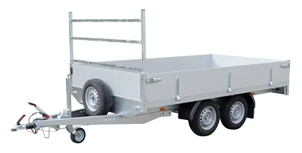 BW Trailers - Plateau aanhangwagen geremd