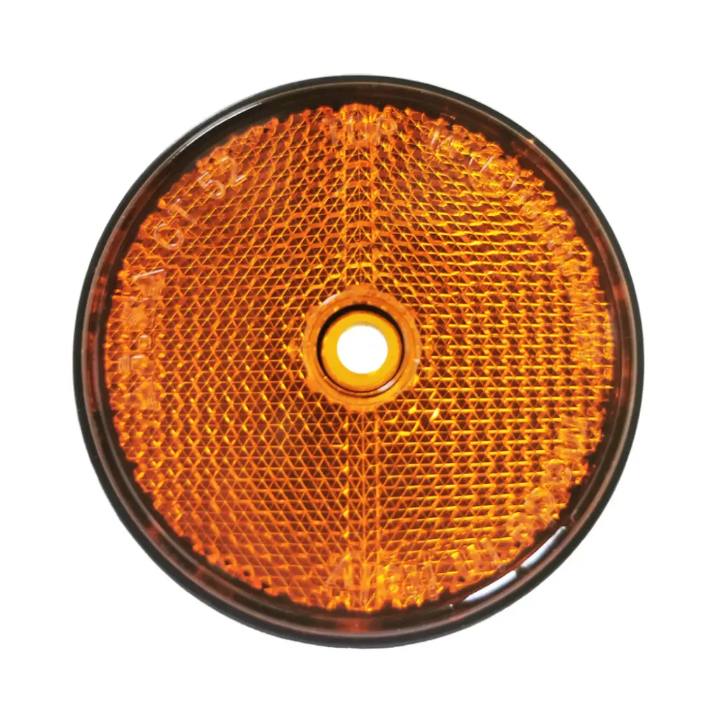 Reflector rond - Oranje - 60mm