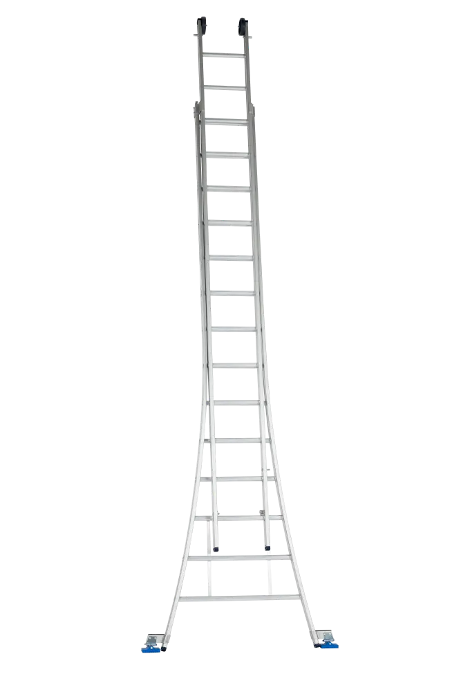 DAS 2-delige schuifladder 'Atlas' 14 sporten