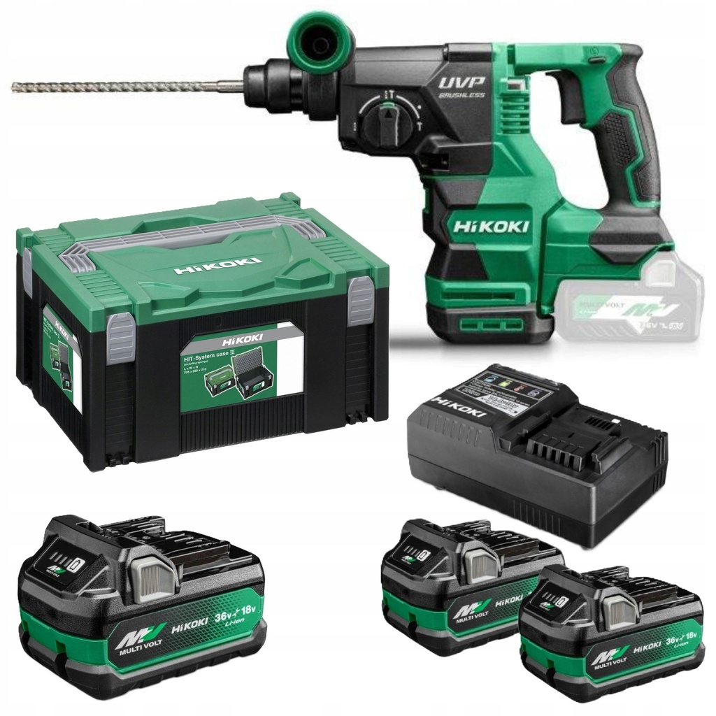 Hikoki SDS-Plus Accu boor-breekhamer - Incl Accu+lader