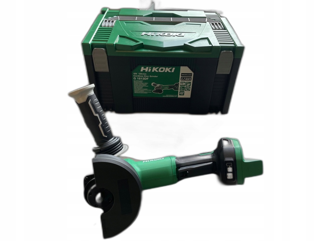 Hikoki ACCU HAAKSE SLIJPMACHINE 18V - BRUSHLESS - 125MM - 900W - REM - SoftStart