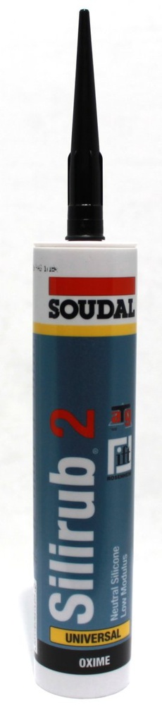 Soudal 300mL Silirub 2 Black