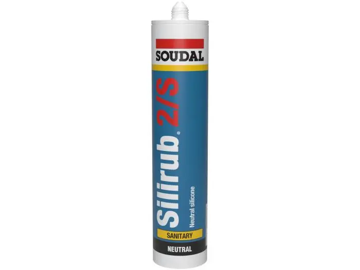 Soudal 300ml Silirub 2S White