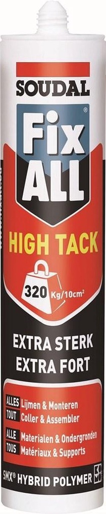 [100270] Soudal 290mL Fix All High Tack grey