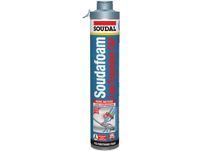 Soudal Soudafoam 750ml click & fix low expansion