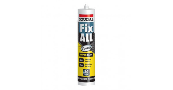 Soudal 290mL Fix ALL Turbo wit/blanc