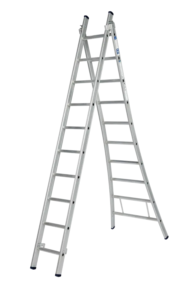 DAS 2-delige schuifladder 'Atlas' 10 sporten