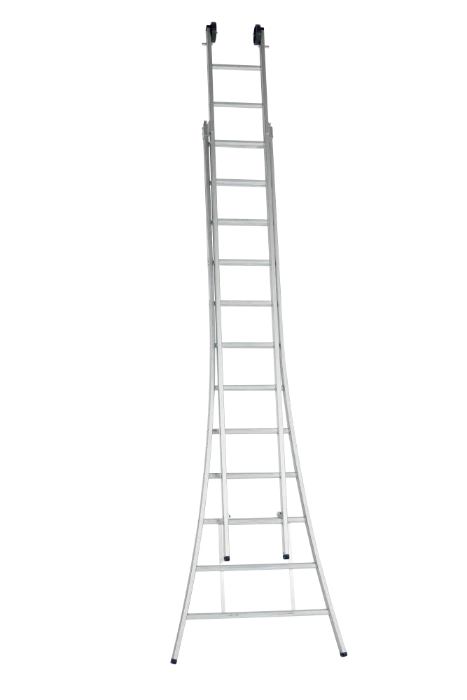DAS 2-delige schuifladder 'Atlas' 12 sporten
