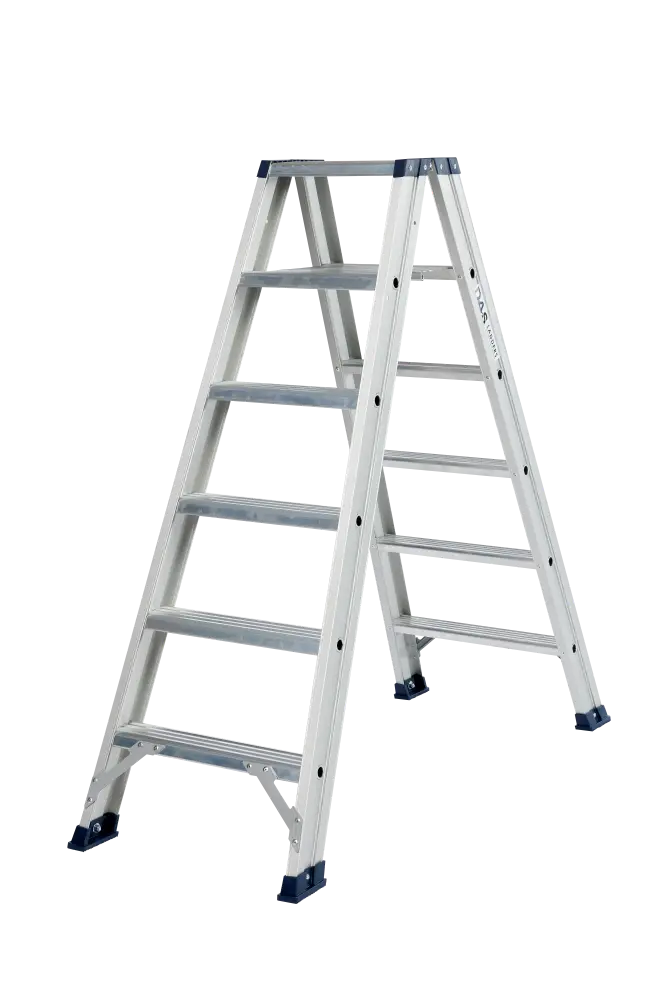 [5994077 DT6A] DAS trapladder dubbel 'Hercules' 6 treden