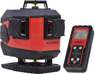 [034.4DE] Futech MC4DE Groen Laser met afstandsbediening
