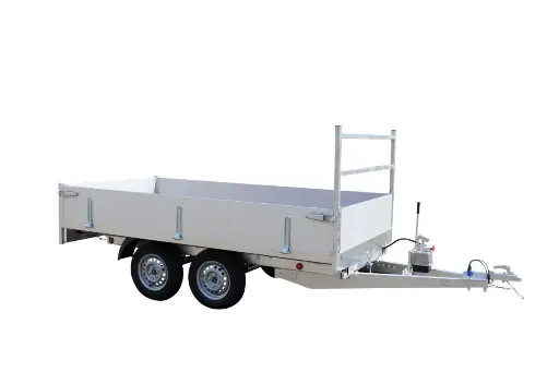 BW Trailer - Plateauaanhangwagen - 3000x1500x350 - DA - 750kg - Handbediende kipper 