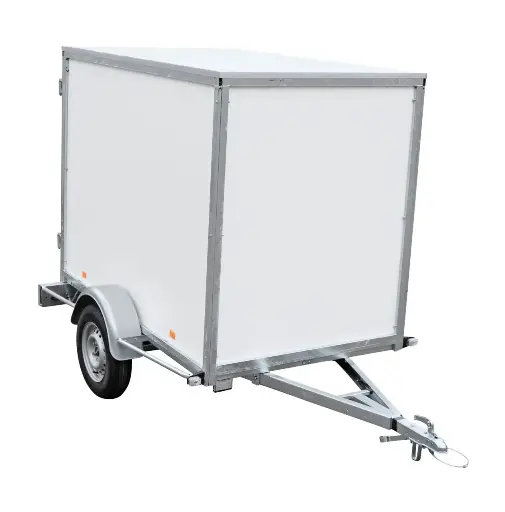 BW Trailer - GESLOTEN AHW - 2000x1250x1500 - WIT HOUT - EA - 750kg
