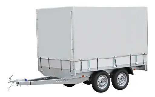 Optie Kader + zeil grijs - Huif - 3500x1800 - Binnenhoogte 1500mm - Plateau