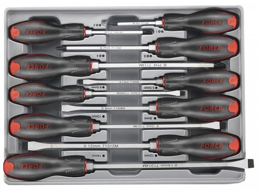 [FOR 2108] Force Hamerschroevendraaierset - 10-dlg 