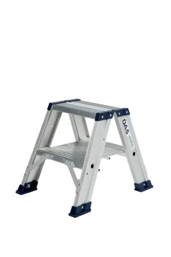 [5994035-DT2A] DAS trapladder dubbel 'Hercules' 2 treden