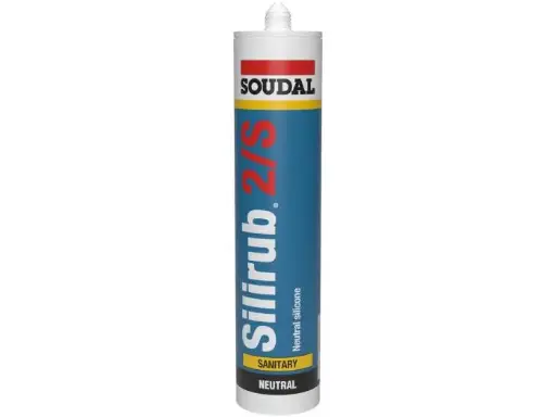 [101989] Soudal 300ml Silirub 2S White