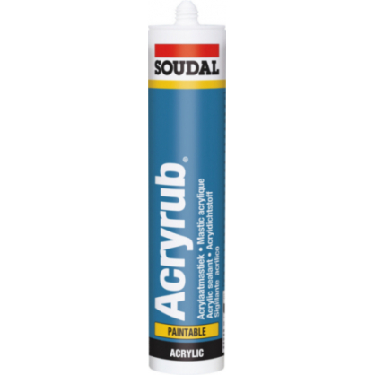 [102600] Soudal 310mL Acryrub White 15