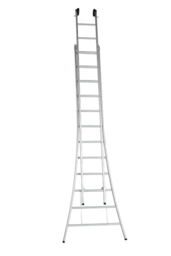 [5994010 G212A] DAS 2-delige schuifladder 'Atlas' 12 sporten