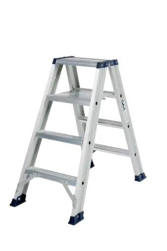 [5994006 DT4A] DAS trapladder dubbel 'Hercules' 4 treden